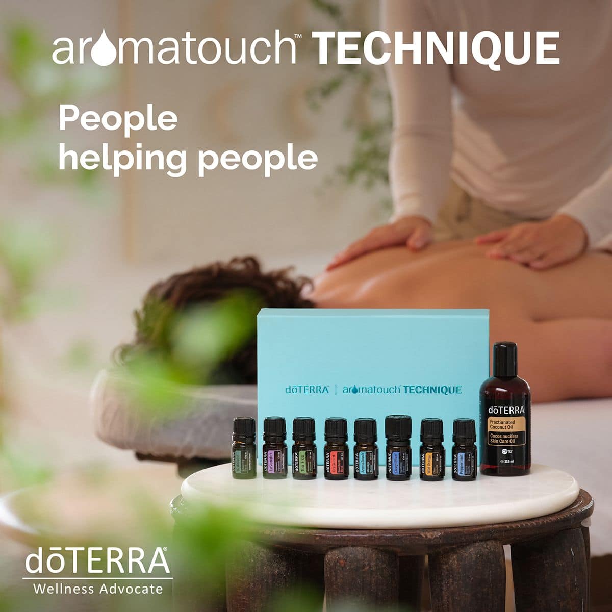Técnica AromaTouch de doTERRA